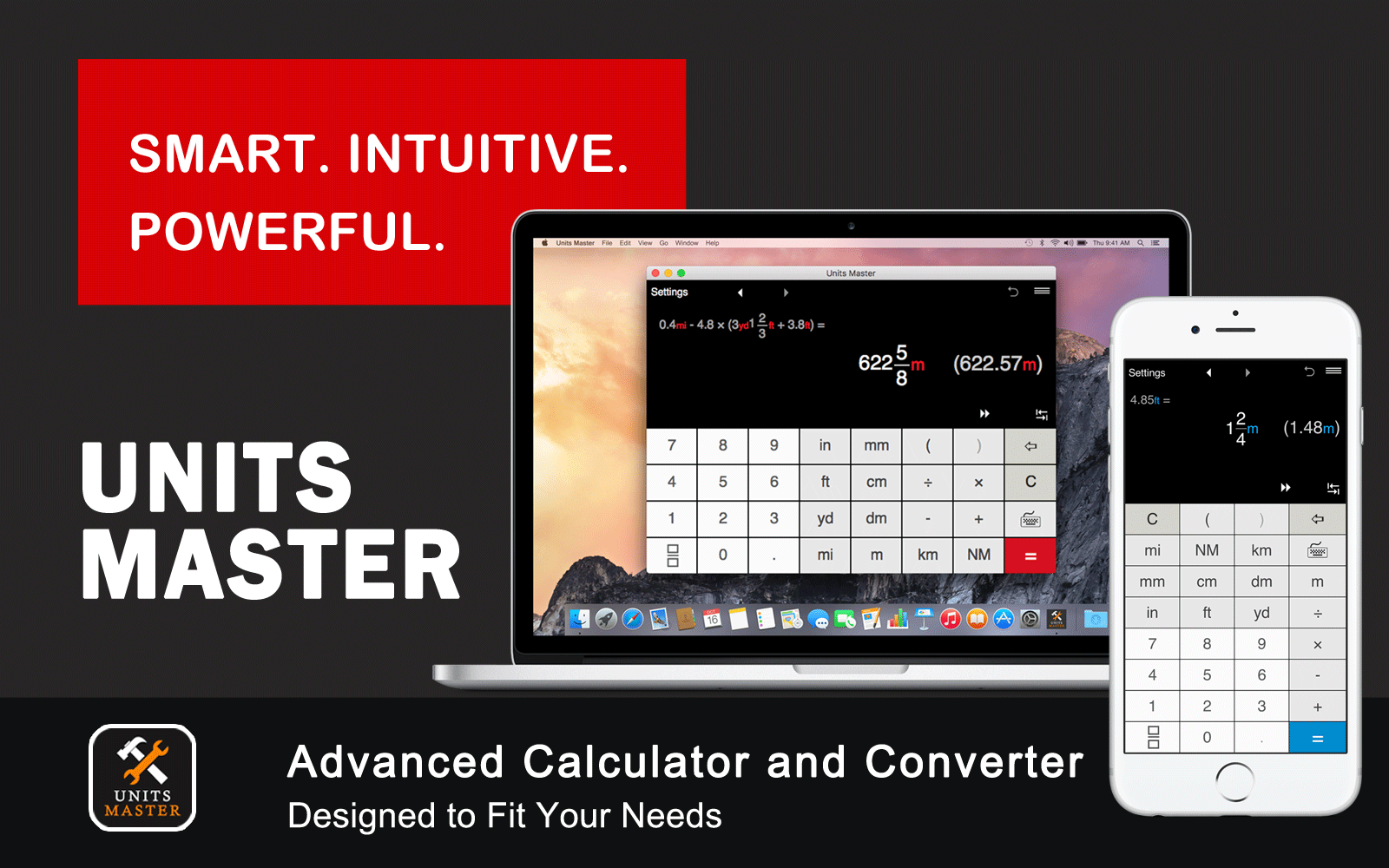 Unit Calculator and Converter for professional calculations